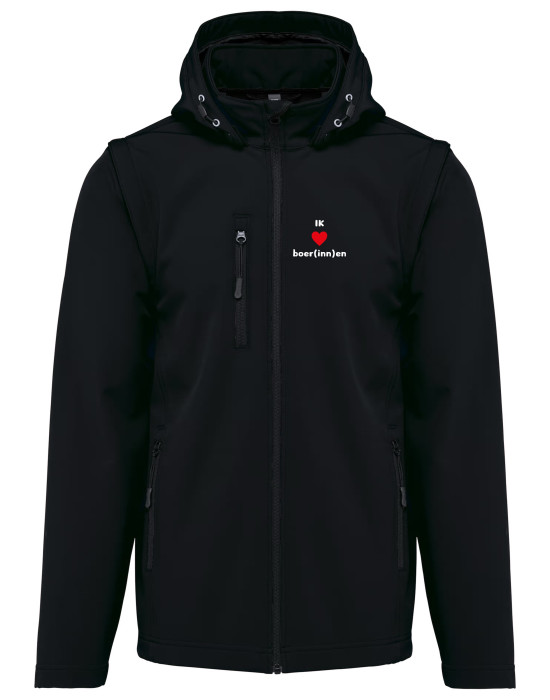 3-laagse uniseks softshelljas - K422